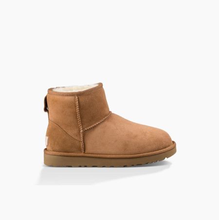 UGG Classic Mini II Brown Boots for Women (MBST71298)